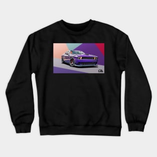 Dodge Challenger Illustration Crewneck Sweatshirt